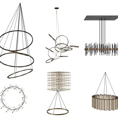 现代简欧式轻奢异形吊灯水晶灯