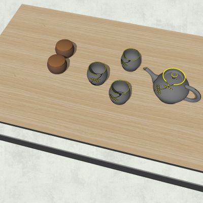 中式茶壶功夫茶具茶海茶盘茶具托盘