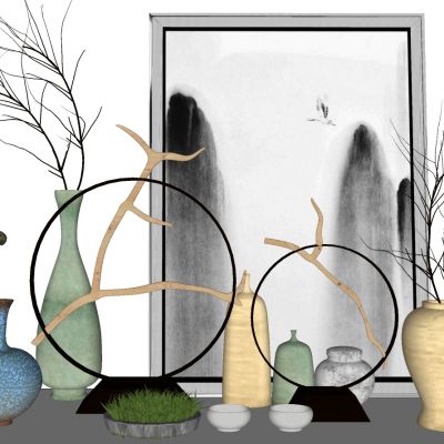 新中式摆件花瓶