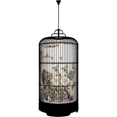 新中式鸟笼吊灯