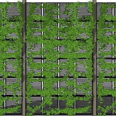 现代垂直绿化植物绿植墙植物墙