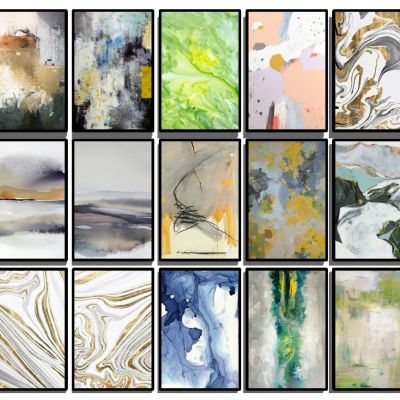 现代抽象挂画装饰画