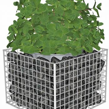 现代植物盆栽花盆花架花槽