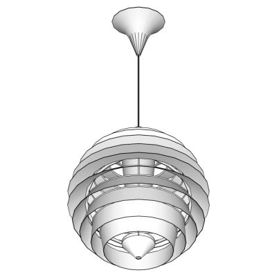 现代圆形金属吊灯