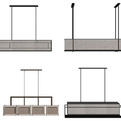 新中式吊灯组合