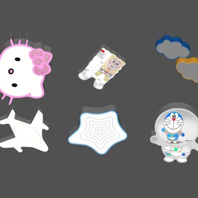 现代儿童房吸顶灯卡通动漫异形吸顶灯