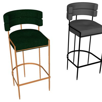 北欧金属铁艺吧台椅