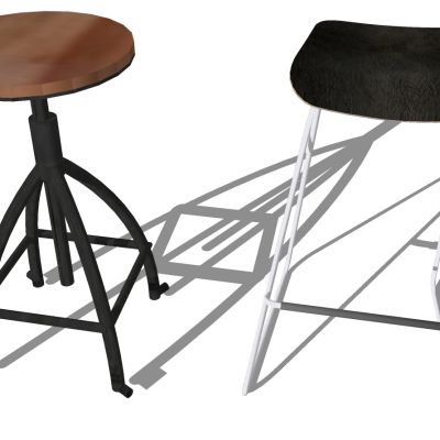 现代工业风吧台吧椅