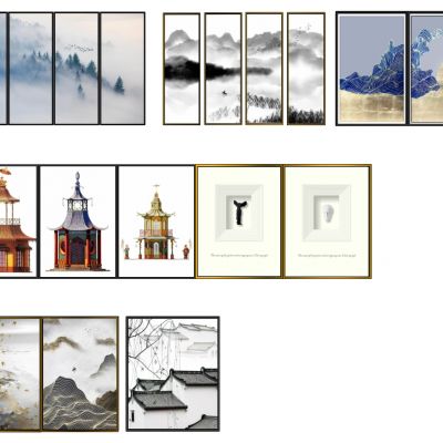 新中式装饰画挂画