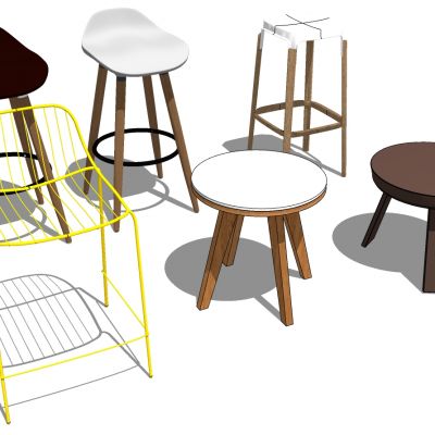 北欧现代吧台吧椅