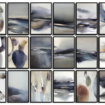 新中式抽象挂画