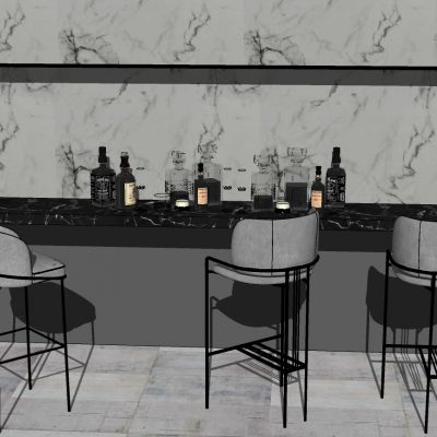 北欧现代吧台吧椅