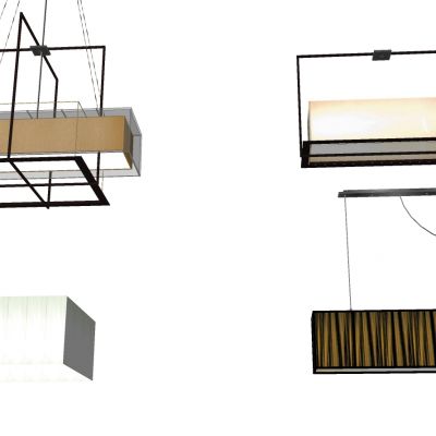 新中式吊灯组合