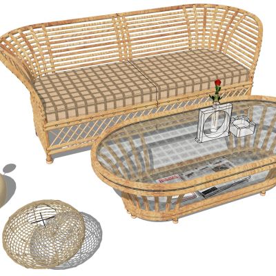 美式法式新中式实木多人沙发椅