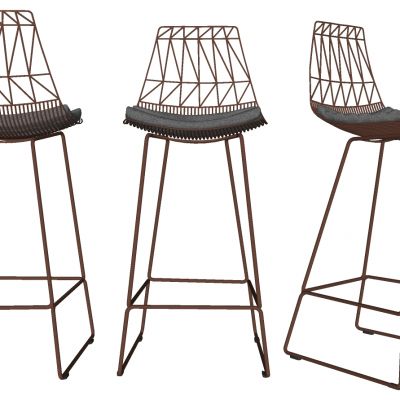 现代北欧金属吧台凳椅
