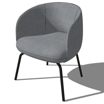 北欧现代简约休闲单人沙发椅