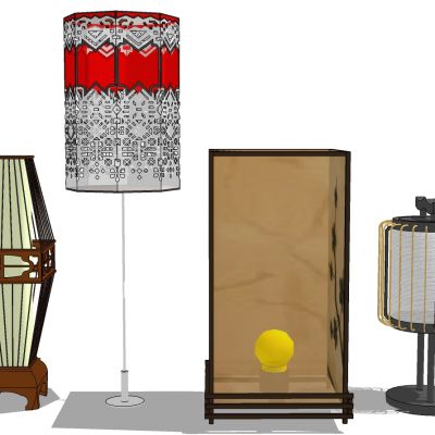 中式日式古典东南亚伊斯兰民族台灯落地灯