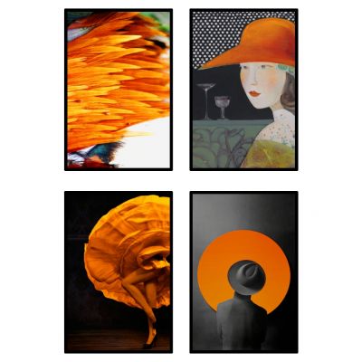 现代抽象人物装饰画挂画