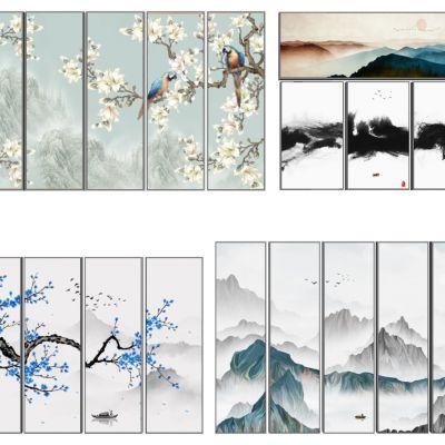 新中式装饰挂画
