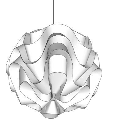 现代异形花型金属吊灯