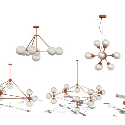 现代北欧球形吊灯