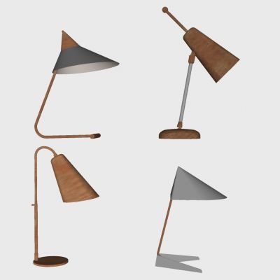 现代北欧台灯组合