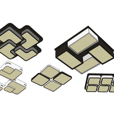 现代北欧吸顶灯组合