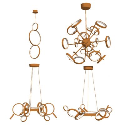 现代轻奢铁艺吊灯