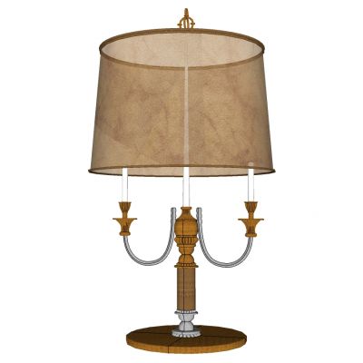 欧式铁艺金属台灯