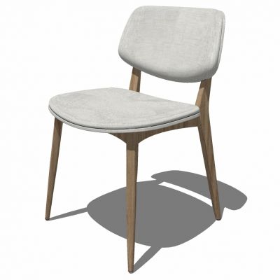 现代简约实木休闲椅