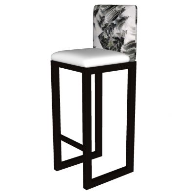 新中式实木吧台吧椅