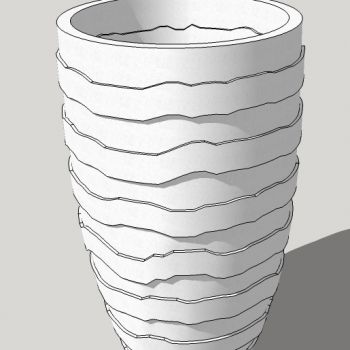 现代花钵花盆花槽