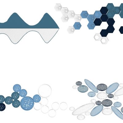新中式地中海床头背景墙金属挂饰挂件