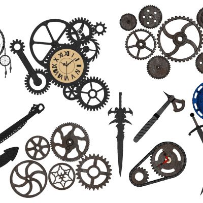 工业风齿轮挂饰挂件墙饰