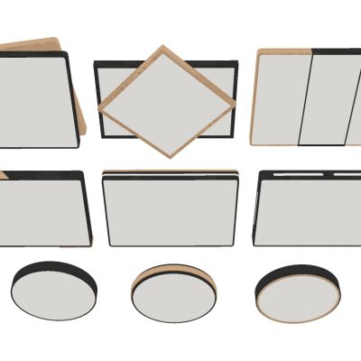 现代北欧吸顶灯组合