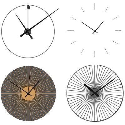 北欧现代挂钟时钟石英钟墙饰挂件挂饰