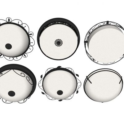 美式吸顶灯组合