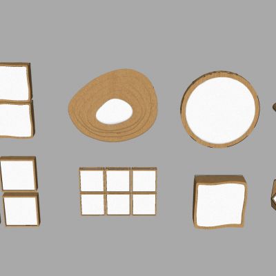 现代北欧吸顶灯组合星星形状吸顶灯异形吸顶灯