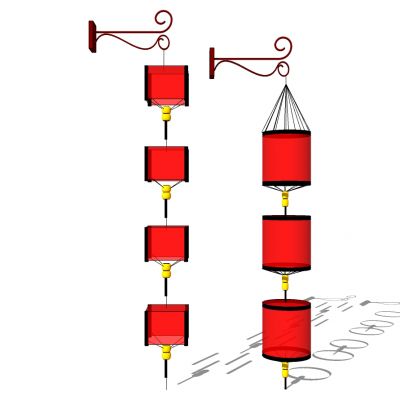 中式红灯笼吊灯