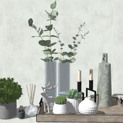 北欧现代陈设饰品摆件花瓶