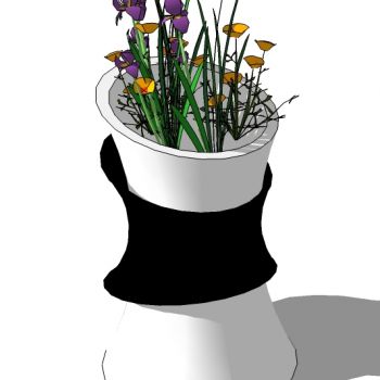 现代花钵花盆花槽