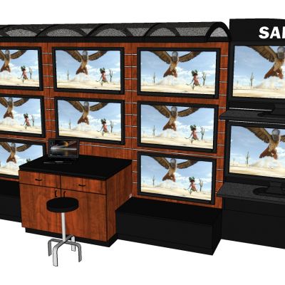 现代超市电视机专区