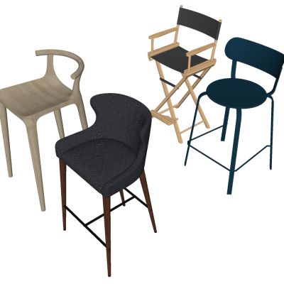 现代简约实木椅