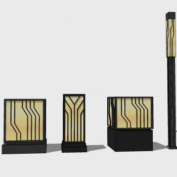 新中式庭院景观灯马灯落地灯