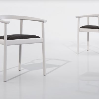 现代北欧餐椅SU模型