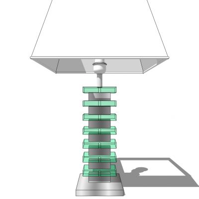 现代简约金属台灯