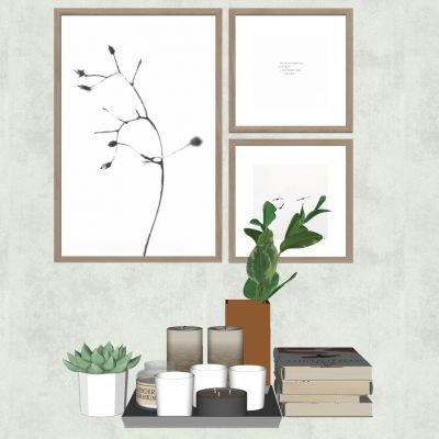 北欧现代陈设饰品摆件花瓶画框