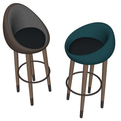 现代北欧金属吧台凳椅