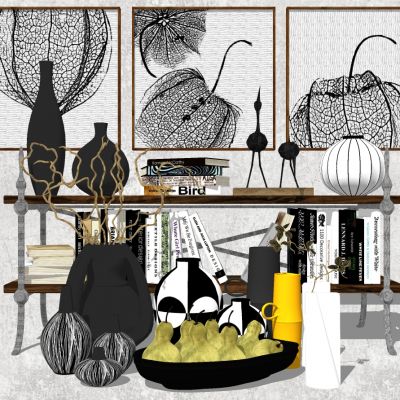 北欧现代陈设饰品果盘花瓶