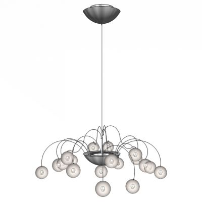 现代工业风玻璃球吊灯